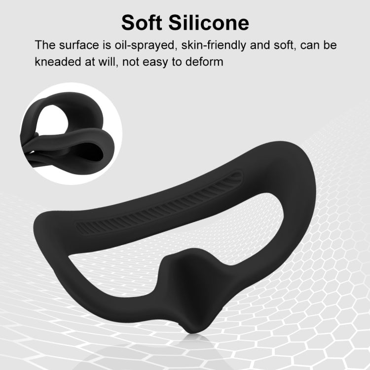 Funda Goggles 2 PULUZ Flying Eye Mask protectora de silicona para DJI Avata (Negro) — imagen 4