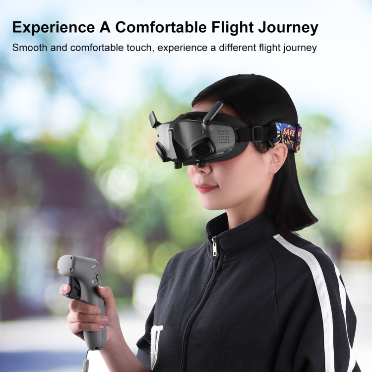 Funda Goggles 2 PULUZ Flying Eye Mask protectora de silicona para DJI Avata (Negro) — imagen 6