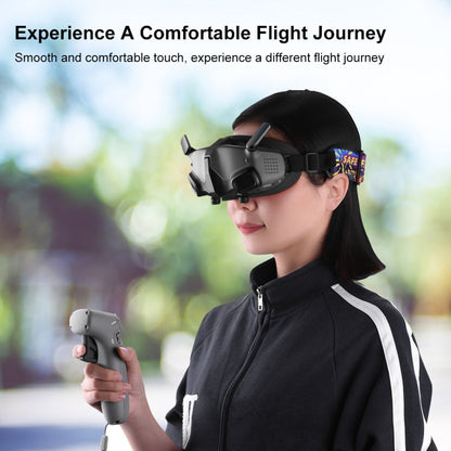 Funda Goggles 2 PULUZ Flying Eye Mask protectora de silicona para DJI Avata (Negro) — imagen 6