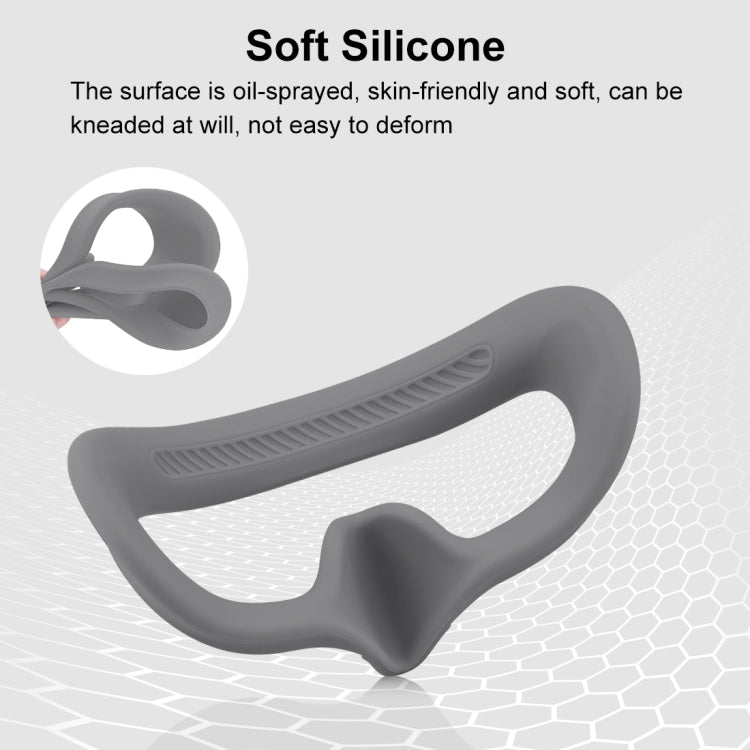 Funda Goggles 2 PULUZ Flying Eye Mask protectora de silicona para DJI Avata (Gris) — imagen 4