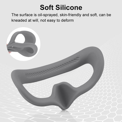 Funda Goggles 2 PULUZ Flying Eye Mask protectora de silicona para DJI Avata (Gris) — imagen 4