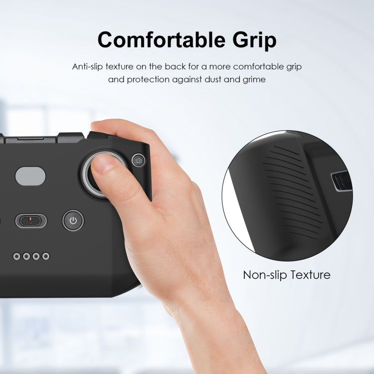 Funda de silicona PULUZ a prueba de golpes y antiarañazos para DJI Mavic 3 / Mini 3 / Mini 2 y más (negro) para DJI DJI Mavi…