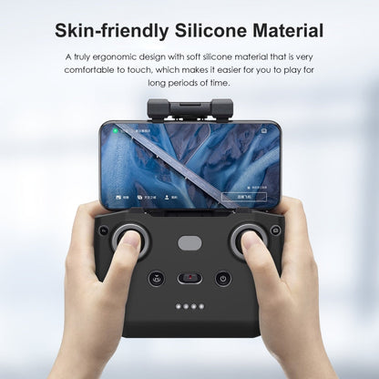 Funda de silicona PULUZ a prueba de golpes y antiarañazos para DJI Mavic 3 / Mini 3 / Mini 2 y más (negro) para DJI DJI Mavi…