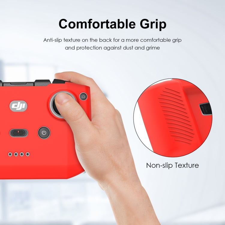 Funda de silicona PULUZ antiarañazos a prueba de golpes para DJI Mavic 3 / Mini 3 / Mini 2 y más (Rojo) para DJI DJI Mavic 3…