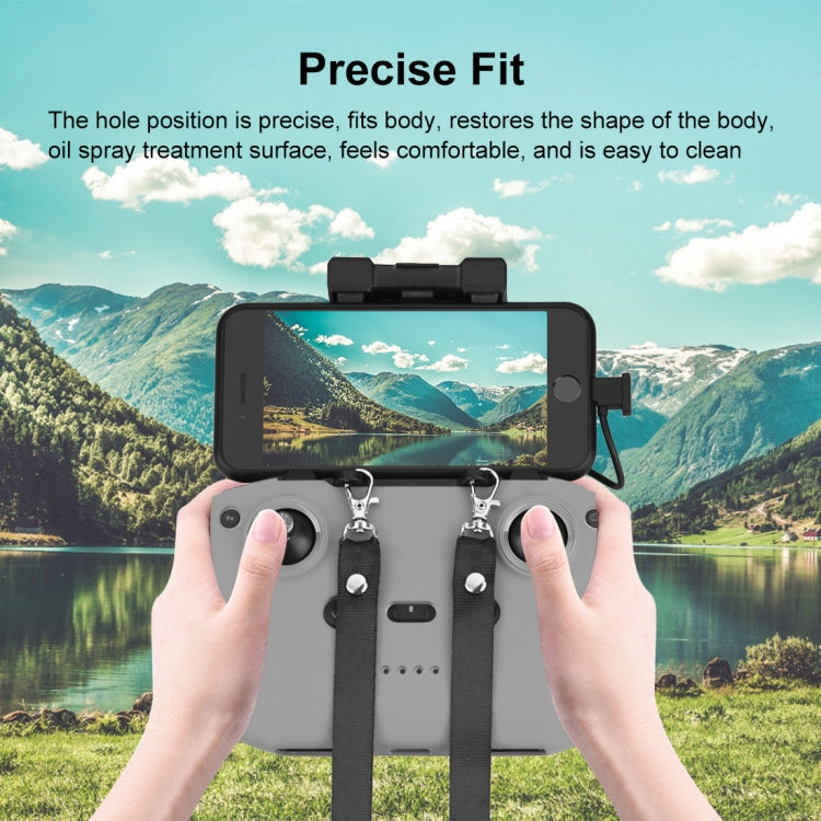 Funda de silicona PULUZ a prueba de golpes y antiarañazos con correa para el cuello para DJI Mavic 3 / Mini 3 / Mini 2 y más…