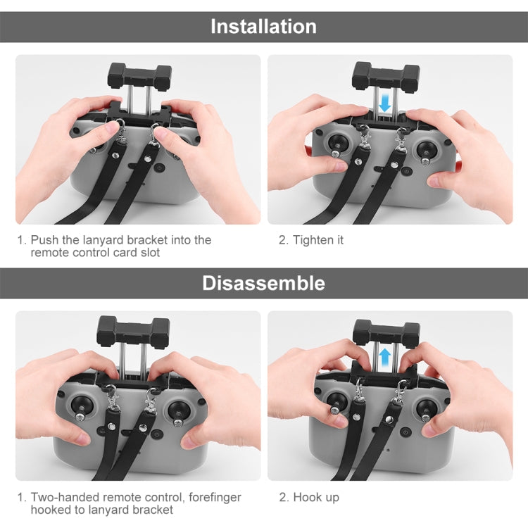 Funda de silicona PULUZ a prueba de golpes y antiarañazos con correa para el cuello para DJI Mavic 3 / Mini 3 / Mini 2 y más…