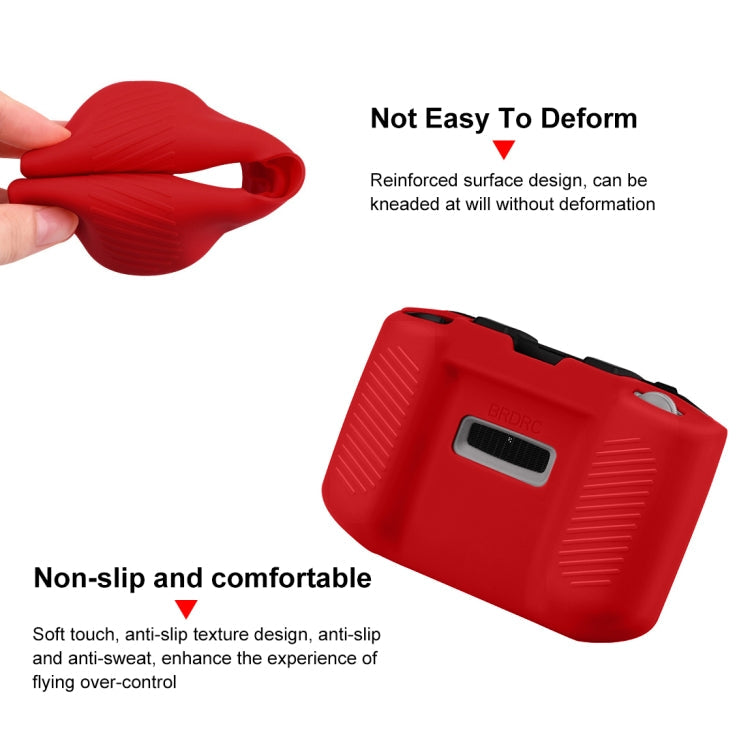 Funda de silicona PULUZ antiarañazos a prueba de golpes con correa para el cuello para DJI Mavic 3 / Mini 3 / Mini 2 y más (…