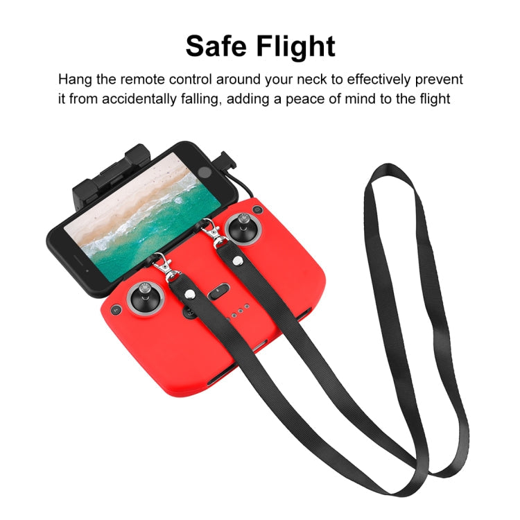 Funda de silicona PULUZ antiarañazos a prueba de golpes con correa para el cuello para DJI Mavic 3 / Mini 3 / Mini 2 y más (…