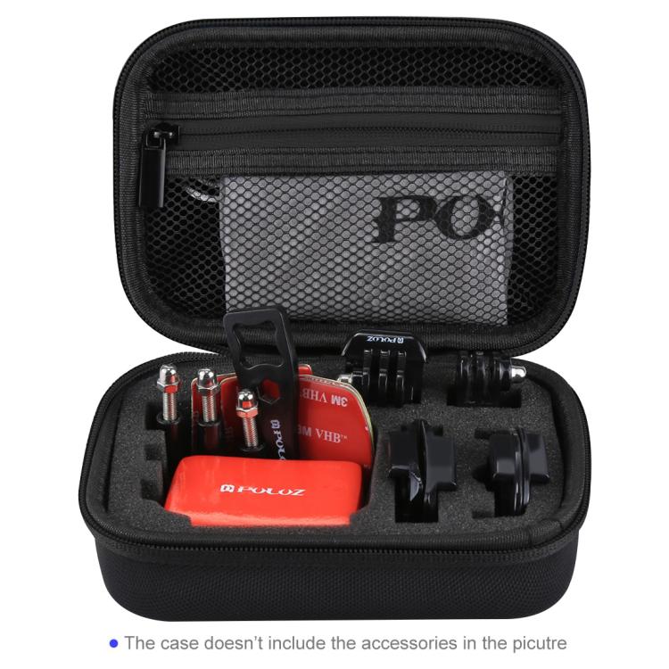 Estuche de viaje y transporte impermeable PULUZ para GoPro, y otros accesorios de cámaras deportivas, tamaño pequeño: 16 cm……