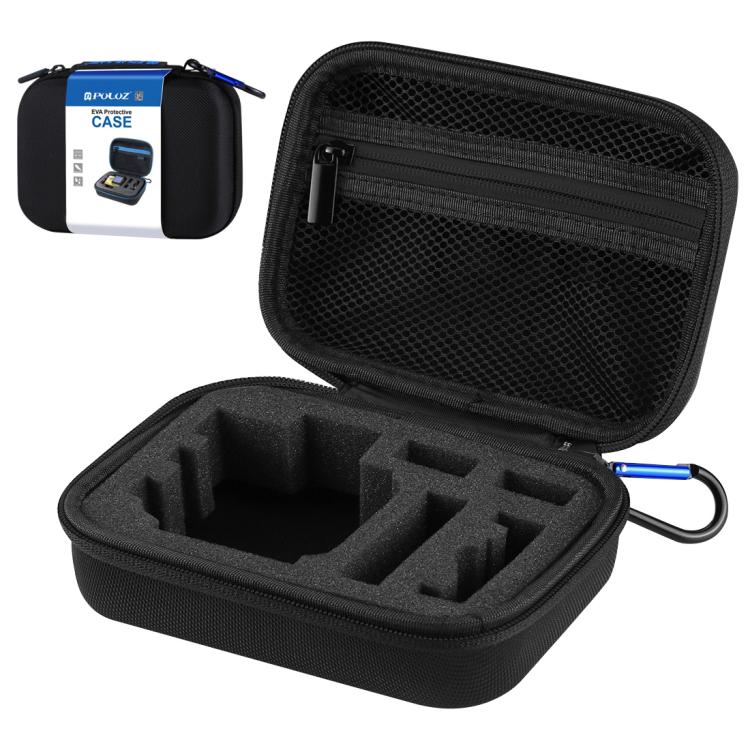 Estuche de viaje y transporte impermeable PULUZ para GoPro, y otros accesorios de cámaras deportivas, tamaño pequeño: 16 cm…
