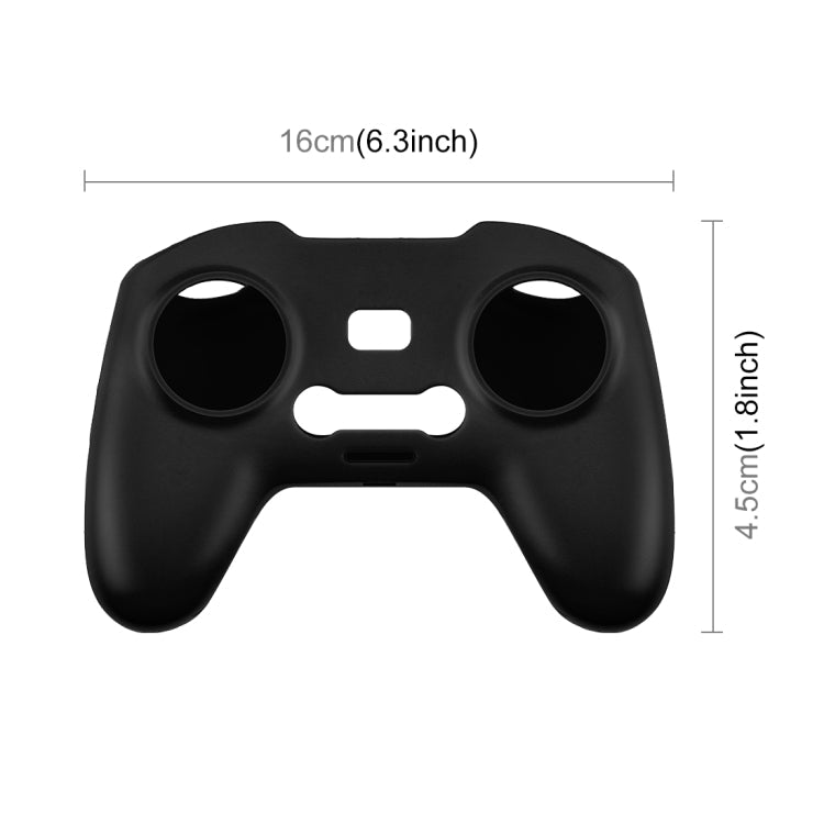 Funda FPV Combo Control remoto PULUZ protectora de silicona con correa para el cuello (Negro) — imagen 2