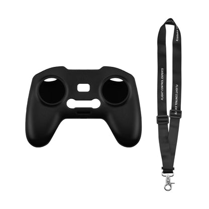 Funda FPV Combo Control remoto PULUZ protectora de silicona con correa para el cuello (Negro) — imagen 8
