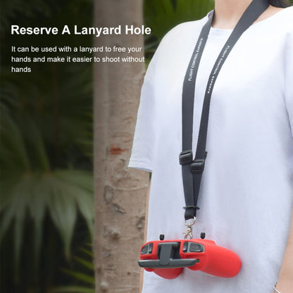 Funda FPV Combo Control remoto PULUZ protectora de silicona con correa para el cuello (Rojo) — imagen 7