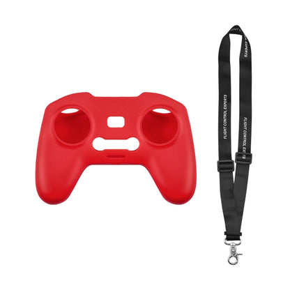 Funda FPV Combo Control remoto PULUZ protectora de silicona con correa para el cuello (Rojo) — imagen 8