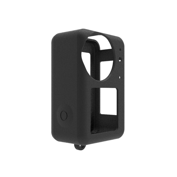 Funda 3 PULUZ protectora de silicona con tapa de lente para DJI Osmo Action 4 (negro) — imagen 2