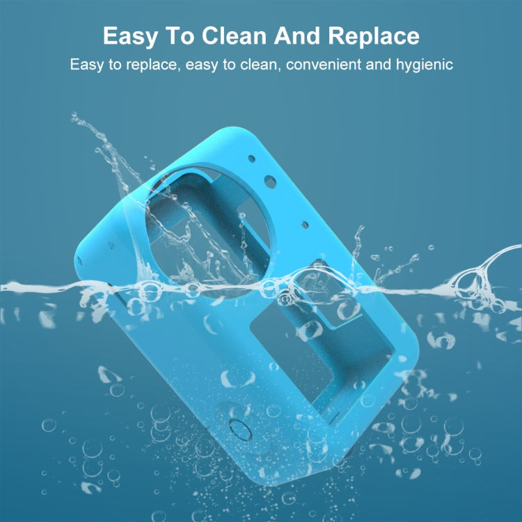 Funda 3 PULUZ protectora de silicona con tapa de lente para DJI Osmo Action 4 (azul) — imagen 5