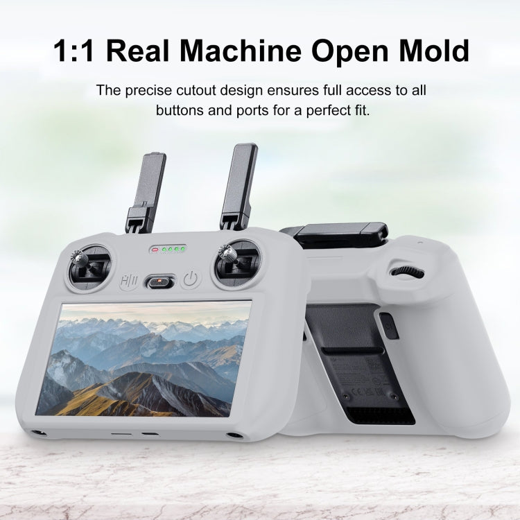 Funda Control remoto / RC 2 con pantalla protectora de silicona PULUZ para DJI Mini 4 Pro / Air 3 (gris) para DJI DJI Mini 4…