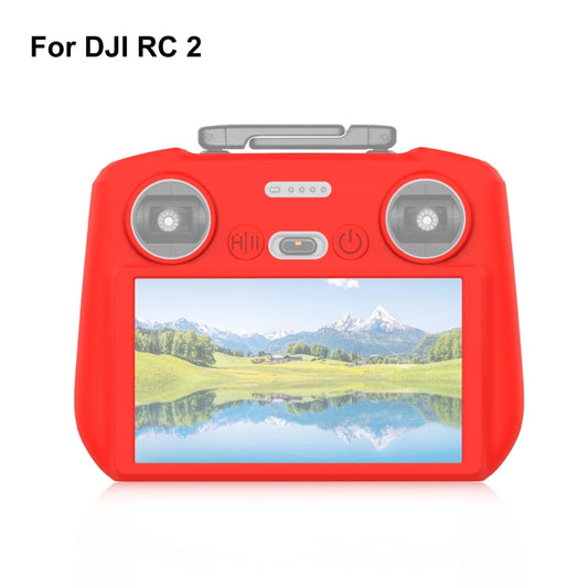 Funda Control remoto / RC 2 con pantalla protectora de silicona PULUZ para DJI Mini 4 Pro / Air 3 (rojo) para DJI DJI Mini 4…