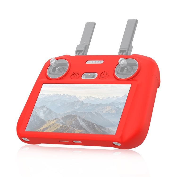 Funda Control remoto / RC 2 con pantalla protectora de silicona PULUZ para DJI Mini 4 Pro / Air 3 (rojo) para DJI DJI Mini 4…