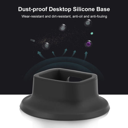 Soporte de base de carga PULUZ de escritorio con base de silicona para DJI Osmo Pocket 3 (negro) — imagen 6