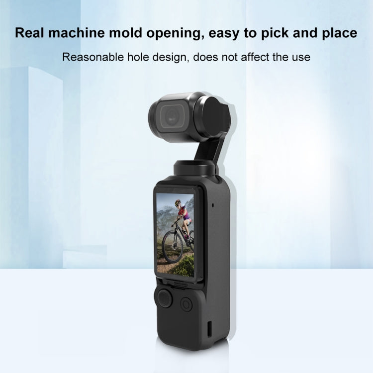 Juego de fundas de silicona PULUZ 3 en 1 para DJI Osmo Pocket 3 (negro) — imagen 4