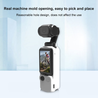 Juego de fundas de silicona PULUZ 3 en 1 para DJI Osmo Pocket 3 (blanco) — imagen 4