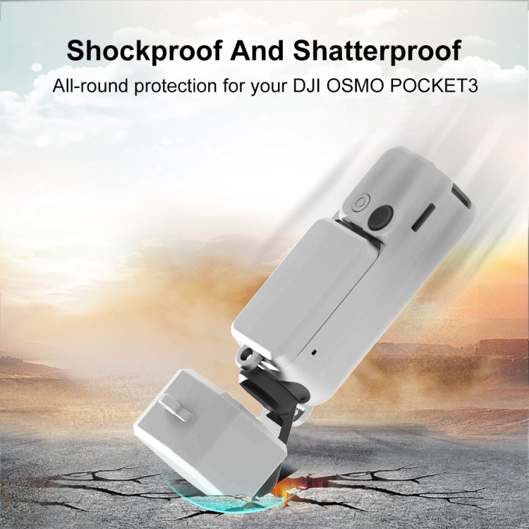 Juego de fundas de silicona PULUZ 3 en 1 para DJI Osmo Pocket 3 (blanco) — imagen 6