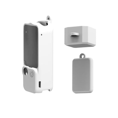 Juego de fundas de silicona PULUZ 3 en 1 para DJI Osmo Pocket 3 (blanco) — imagen 8