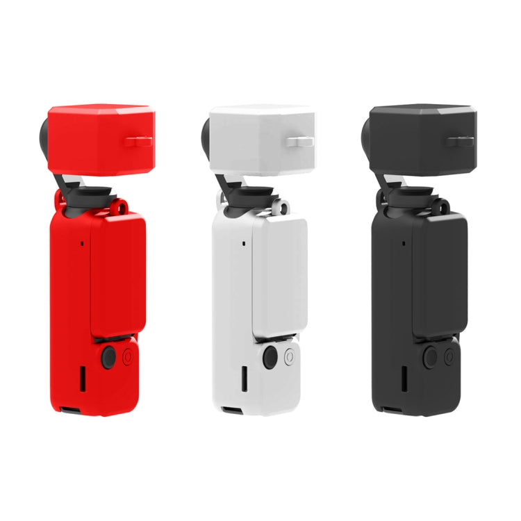 Juego de fundas de silicona PULUZ 3 en 1 para DJI Osmo Pocket 3 (blanco) — imagen 9