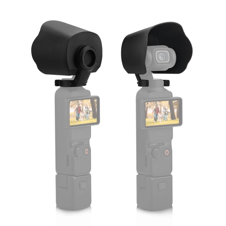 Cubierta Parasol protectora de lente para DJI Osmo Pocket 3 (Negro)