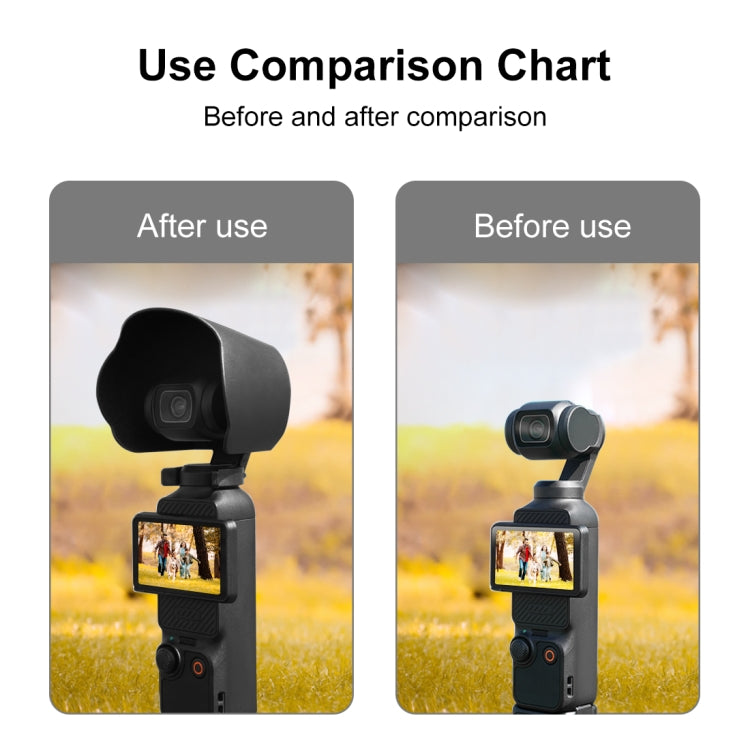 Cubierta Parasol protectora de lente para DJI Osmo Pocket 3 (Negro) — imagen 10