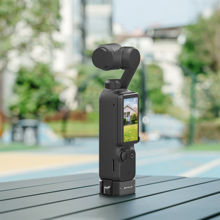 Base de carga de escritorio PULUZ USB-C / Type-C Soporte de aleación de aluminio para DJI Osmo Pocket 3 (negro) — imagen 9