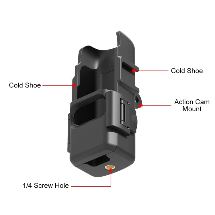 Soporte PULUZ adaptador de expansión del marco de protección para DJI Osmo Pocket 3 (negro) — imagen 4