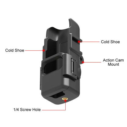 Soporte PULUZ adaptador de expansión del marco de protección para DJI Osmo Pocket 3 (negro) — imagen 4