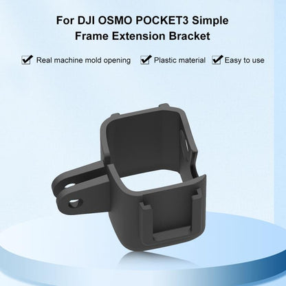 Soporte PULUZ adaptador de expansión de jaula de marco de protección para DJI Osmo Pocket 3 (negro) — imagen 2