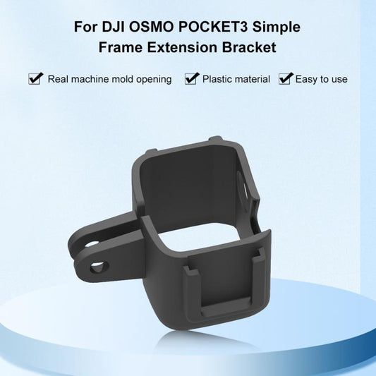 Soporte PULUZ adaptador de expansión de jaula de marco de protección para DJI Osmo Pocket 3 (negro) — imagen 2