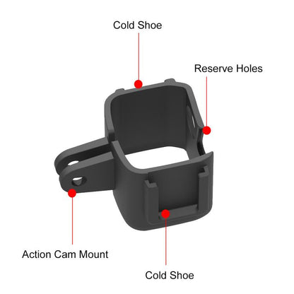Soporte PULUZ adaptador de expansión de jaula de marco de protección para DJI Osmo Pocket 3 (negro) — imagen 4