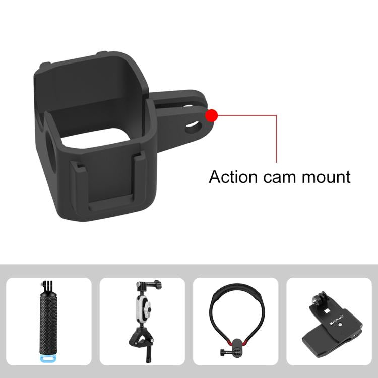 Soporte PULUZ adaptador de expansión de jaula de marco de protección para DJI Osmo Pocket 3 (negro) — imagen 6