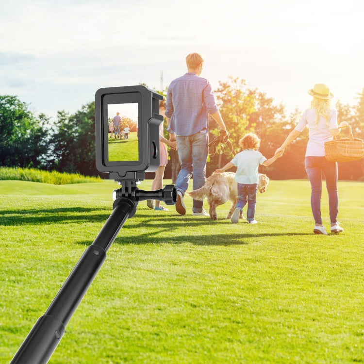 Marco 3 PULUZ adaptador de expansión de jaula de metal con zapata fría para DJI Osmo Action 4 (negro) — imagen 8