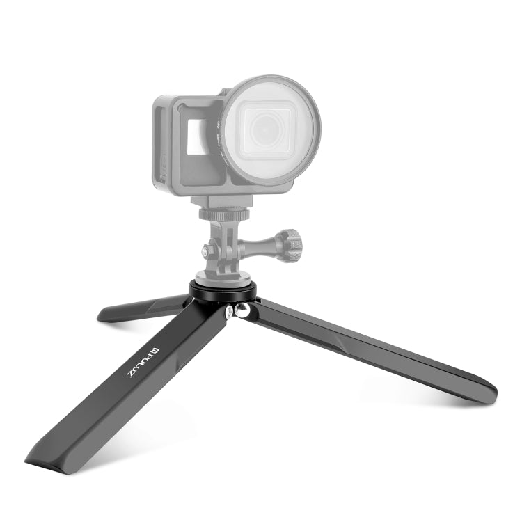 Trípode de metal de aleación Insta360 X4 PULUZ de aluminio para DJI Osmo Pocket 3 (negro)
