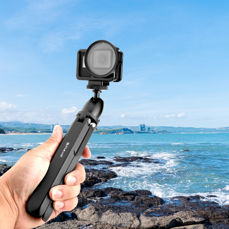 Trípode de metal de aleación Insta360 X4 PULUZ de aluminio para DJI Osmo Pocket 3 (negro) — imagen 7