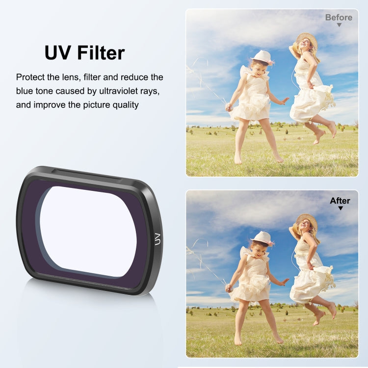 Filtro Para DJI160;Pocket160;3 PULUZ UV para lente de cámara magnética — imagen 7