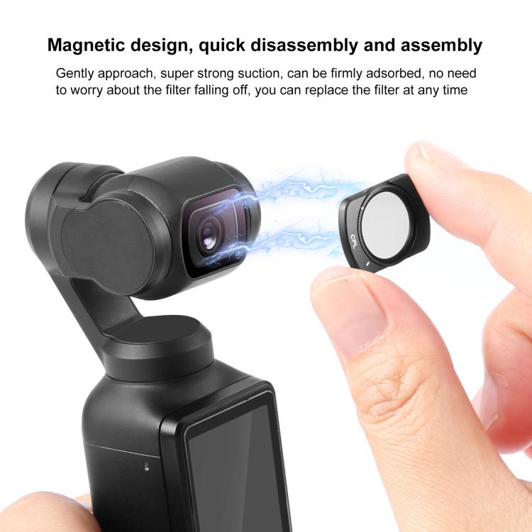 Filtro CPL para lente de cámara magnética PULUZ para DJI160; Pocket160; 3 — imagen 6