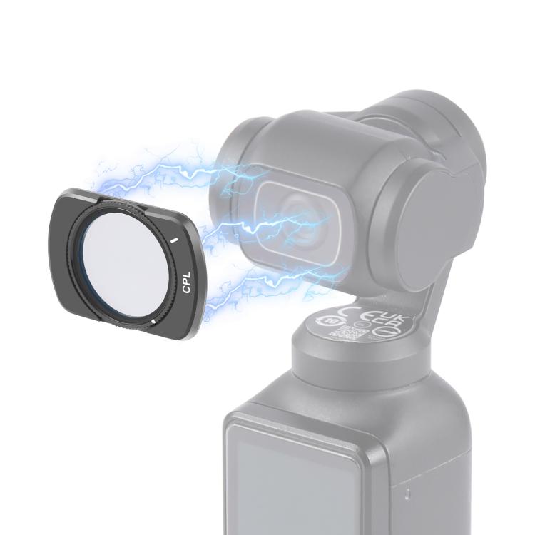 Filtro CPL para lente de cámara magnética PULUZ para DJI160; Pocket160; 3