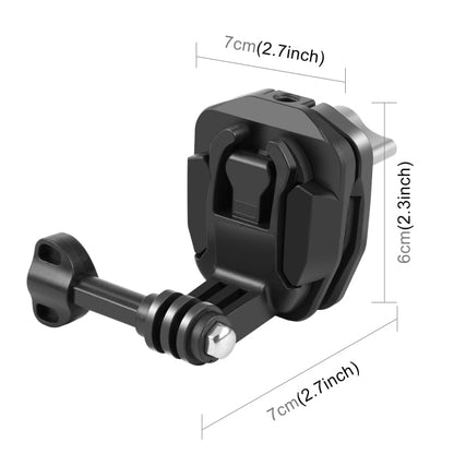 Clip de montaje para cámara de acción en parabrisas de motocicleta PULUZ para GoPro Hero12 Black / / Insta360 X4 / Ace Pro y…