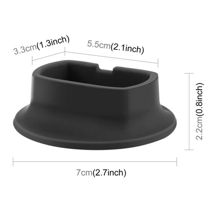 Soporte de base Insta360 X4 PULUZ fija de escritorio con base de silicona (negro) — imagen 3