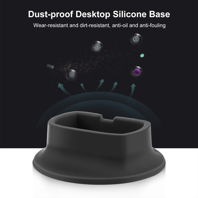 Soporte de base Insta360 X4 PULUZ fija de escritorio con base de silicona (negro) — imagen 6