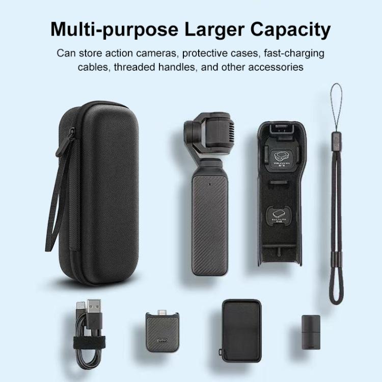 Bolsa de almacenamiento PULUZ Mini Body Bag EVA portátil para DJI Osmo Pocket 3 (negro) — imagen 6