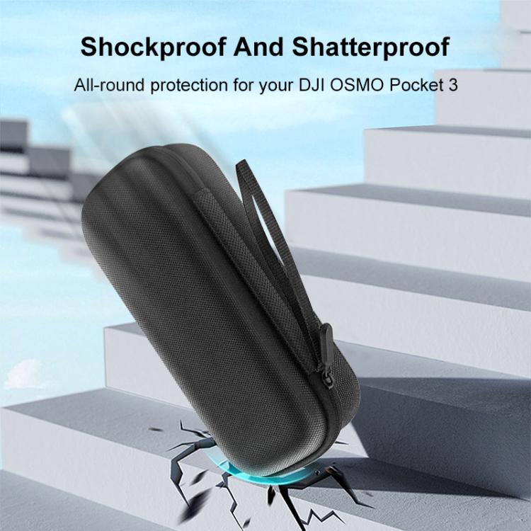 Bolsa de almacenamiento PULUZ Mini Body Bag EVA portátil para DJI Osmo Pocket 3 (negro) — imagen 7