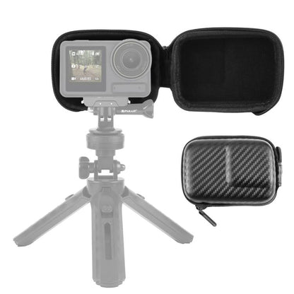 Bolsa de almacenamiento 3 PULUZ Mini Body Bag EVA portátil para DJI Osmo Action 4 (negro)